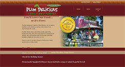 Desktop Screenshot of plumdelicious.net